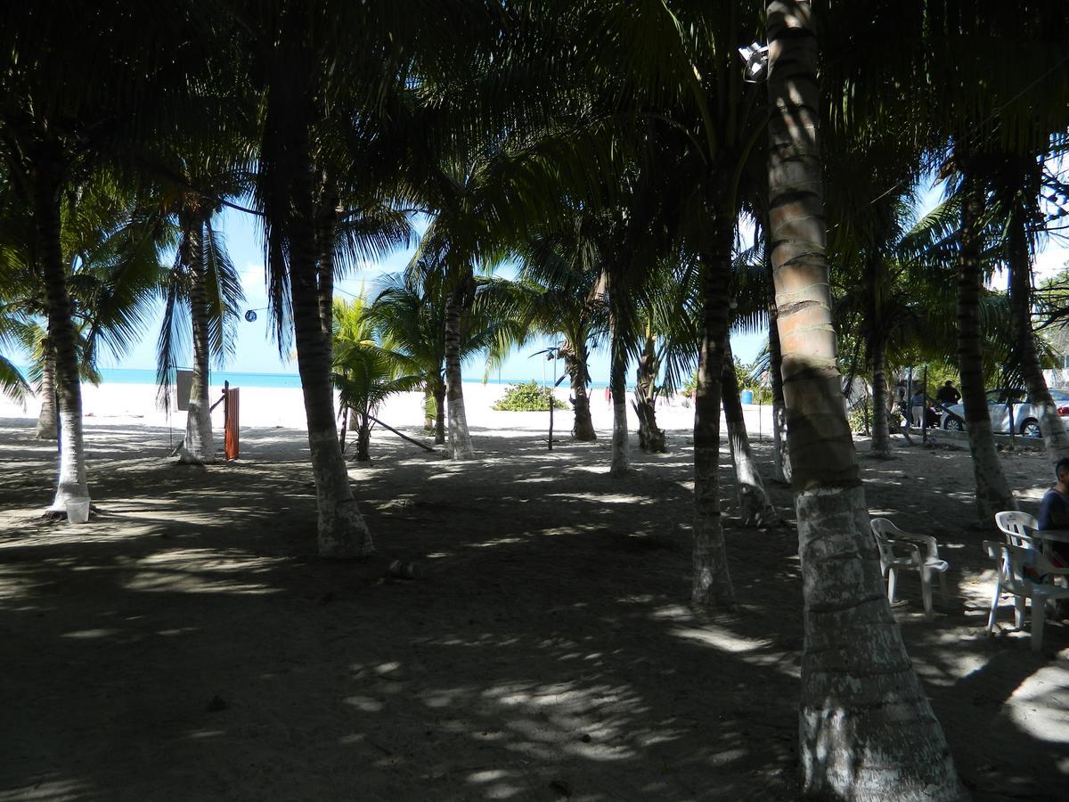 Cabanas Camping Ria Celestun Bagian luar foto