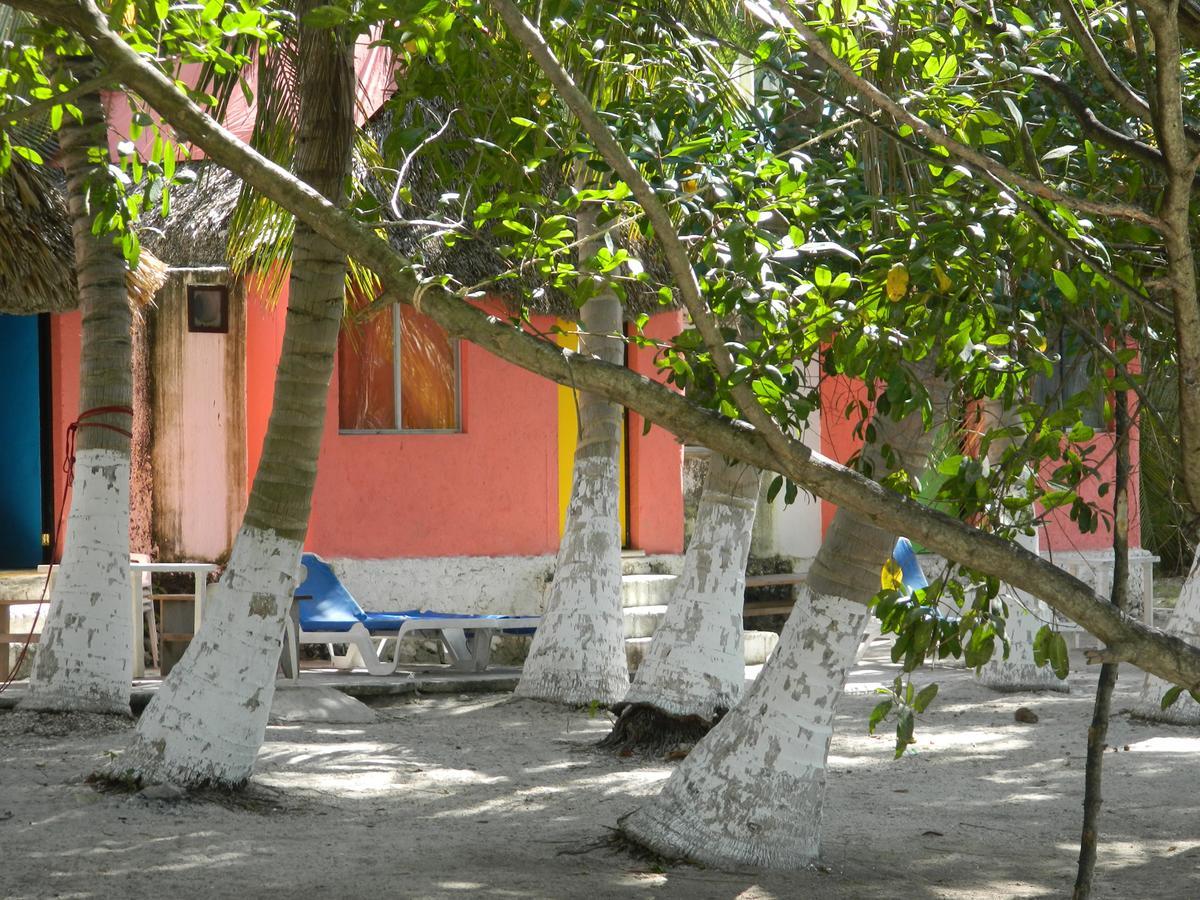 Cabanas Camping Ria Celestun Bagian luar foto